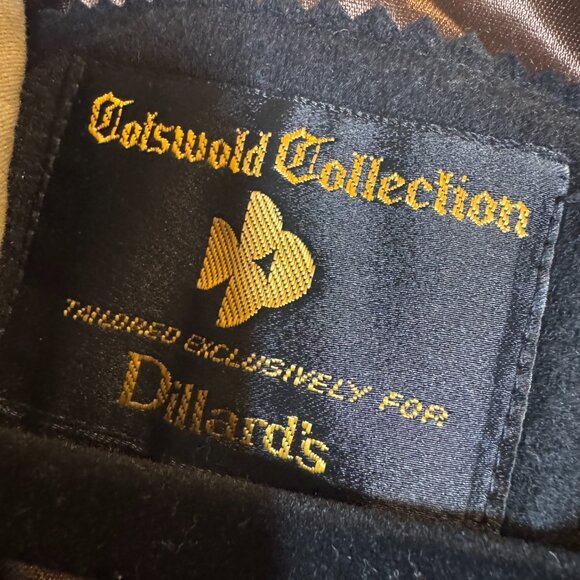 Cotswold collection Dillard's Removable lining vintage Trench Coat 38 - Picture 7 of 7